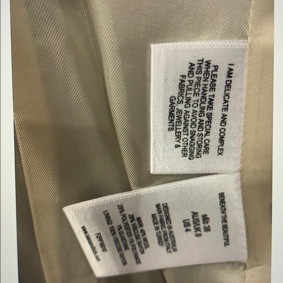 Sass & Bide Gray Black Beneath The Jacket NWT SIZE EURO 38 AUS/UK 8 - Picture 3 of 8